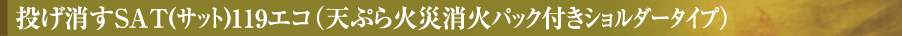 ���������T�b�g119�G�R(�V�Ղ�΍Џ��΃p�b�N�t���V�����_�[�^�C�v)